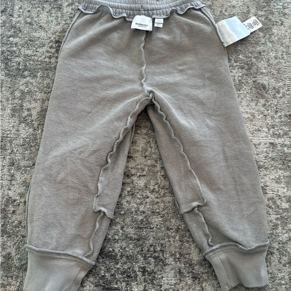 Burberry Boys Timothie Joggers Light Grey Size 3Y - Picture 6 of 7